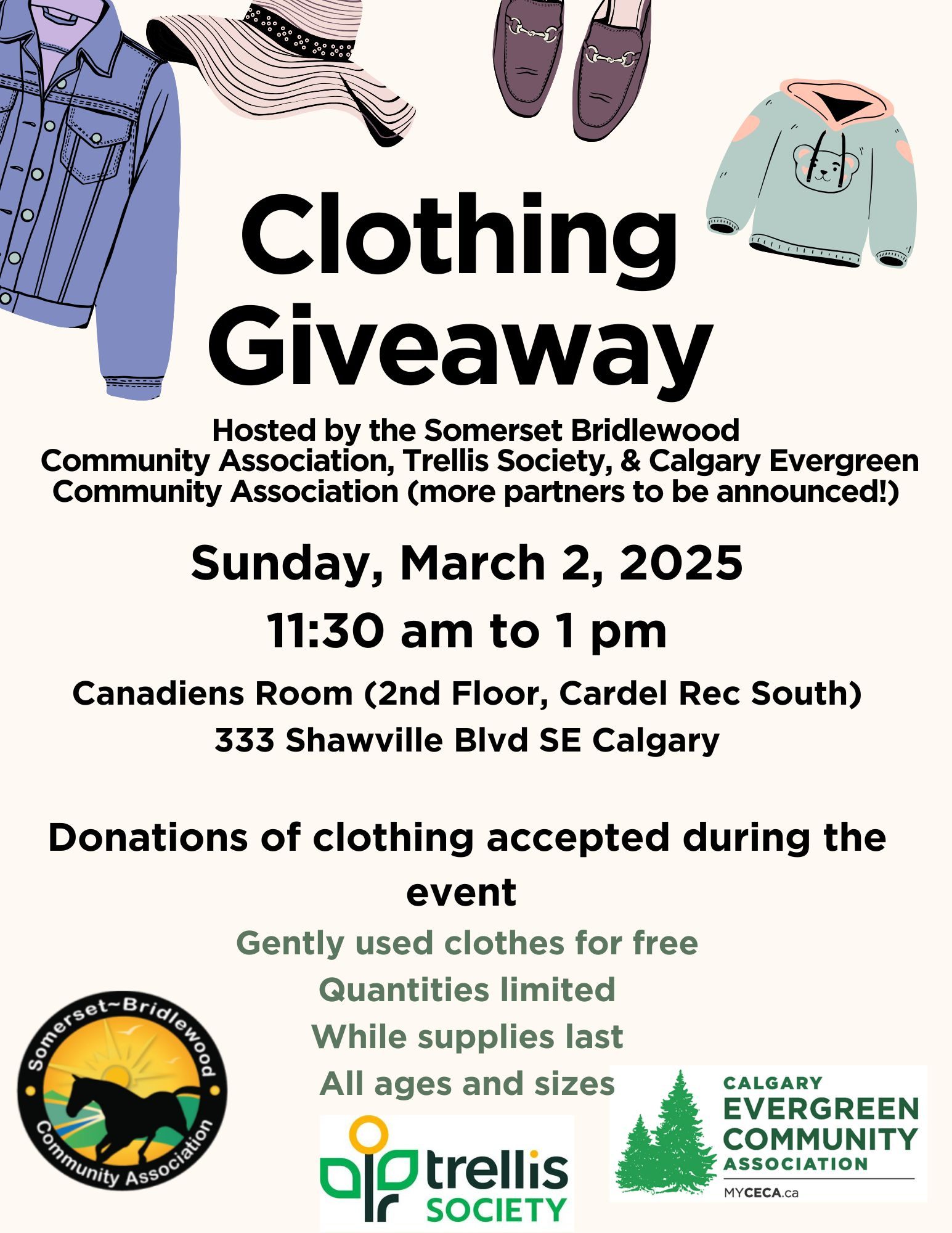 clothing giveaway